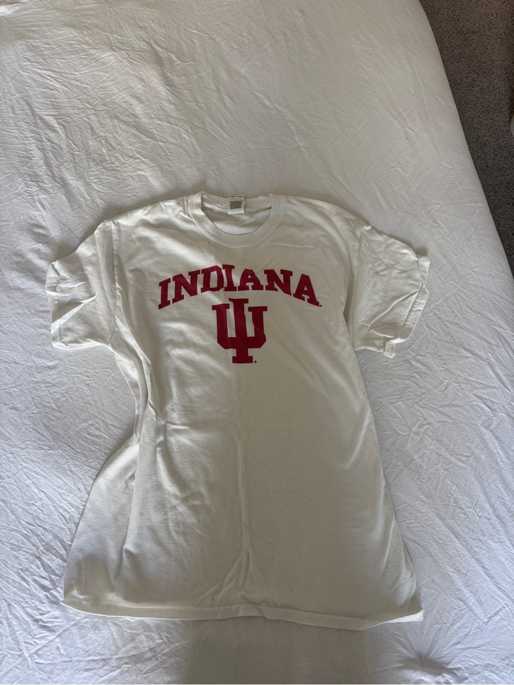 Indiana University T‑Shirt with Collegiate Lettering IU